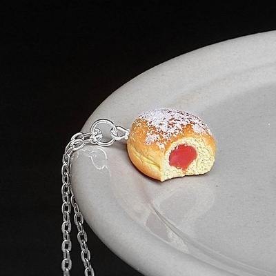 Prosperk Řetízek s přívěskem fimo kobliha S3987