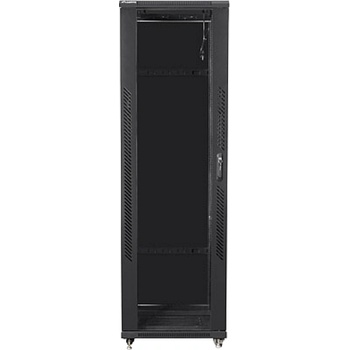 Lanberg rack cabinet 19" free-standing 42U / 800x800 self-assembly flat pack, black (FF01-8842-12B)