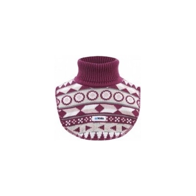 Dětský pletený Merino nákrčník SB18 144 purpurová