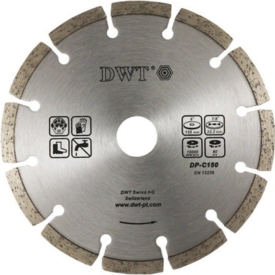 DWT diamantový segmentovaný kotouč 180 mm (abrazivní materiály)