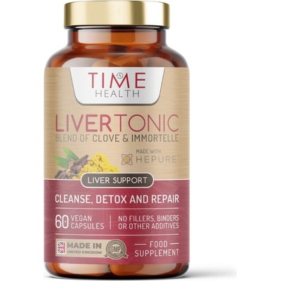 Time Health LiverTonic pročištění jater HEPURE 60 kapslí
