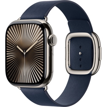 Apple Каишка Apple - Modern Buckle S, Apple Watch, 42 mm, Deep Blue (mxw03zm/a)