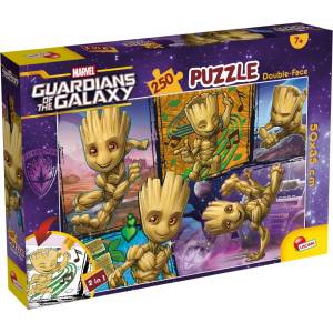 Lisciani Двулицев пъзел Lisciani - Guardians of the Galaxy, Грут, 250 части (LI109623)