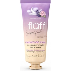 Fluff Нощна маска за тяло, лавандула и роза, 150 ml Лосион за тяло