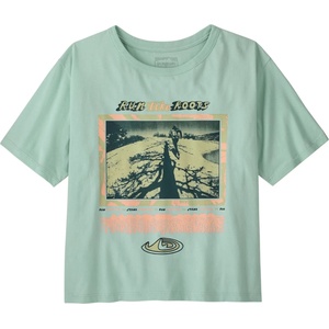 Patagonia Дамска тениска Patagonia Women's Run Like Roots Easy Cut T-Shirt - Thin Ice - размер XL (916-6173-0115)
