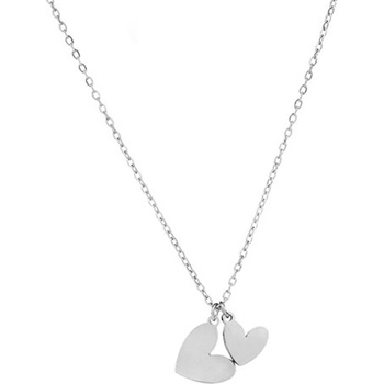 Bellita Стоманено дамско колие с две сърца Bellita (BLT-NS01276-S)