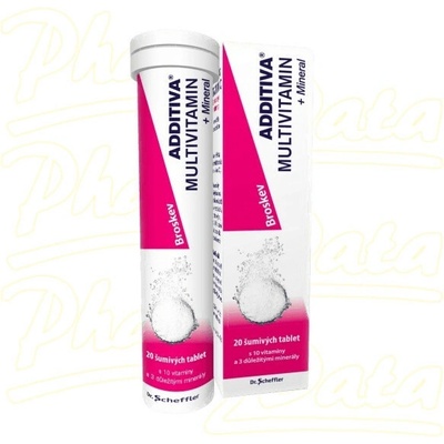 Additiva Multivitamin+Mineral Broskev šum. tablety 20 tablet
