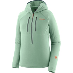 Patagonia Дамски поларен пуловер Patagonia Women's R1 Ultralight Hoody Fleece jumper - Thin Ice - размер XXL (105-7274-0316)