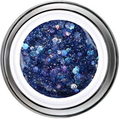 Laif Třpytivý modrý UV/LED gel CF 05 Fashion Blue 6 ml