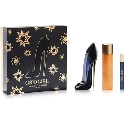 Carolina Herrera Good Girl Подаръчен комплект, Парфюмна вода 80ml + Масло за тяло 100ml + Roll-on 10ml, Жени