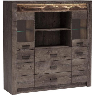 Indianapolis T - vitrína I22 - jasan tmavý