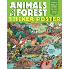 Animals of the Forest Sticker Poster