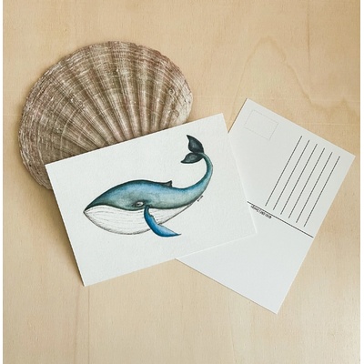 Velryba – pohlednice – Zboží Dáma