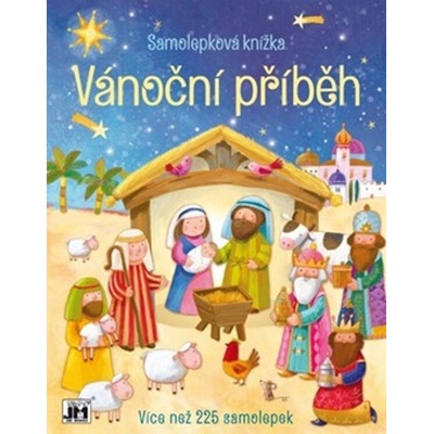 Samolepková knížka vánoční příběh