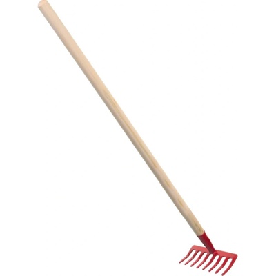 Teddies hrable s násadou červená