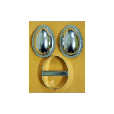 Sada formiček na kraslice - Dutá perníková vajíčka 9 cm / 3 kusy – Sleviste.cz