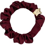 By Eloise London Gold Star Silk Scrunchie цвят Sangria