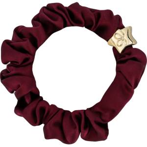 By Eloise London Gold Star Silk Scrunchie цвят Sangria