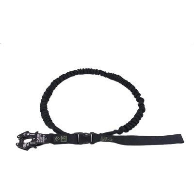 K9 Thorn Поглъщаща ударите каишка с kong frog карабинер, черна, XL (0016/16.BLK.XL)