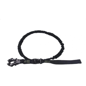 K9 Thorn Поглъщаща ударите каишка с kong frog карабинер, черна, XL (0016/16.BLK.XL)