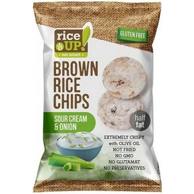Rice Up Ryžové chipsy smotana a cibuľa 60 g