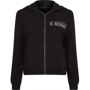 Calvin Klein Суичър Calvin Klein Long Sleeve Zip Hoodie - Black