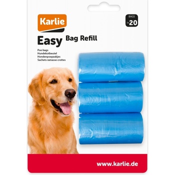 Karlie Flamingo Sáčky na psie exkrementy modrej 3 x 20 ks