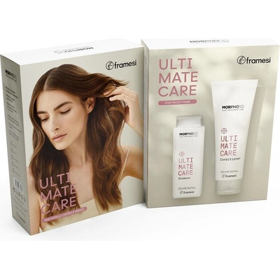 Framesi Kit Ultimate Care pro obnovu přetížených krepatých vlasů šampon 250 ml + kondicionér 250 ml