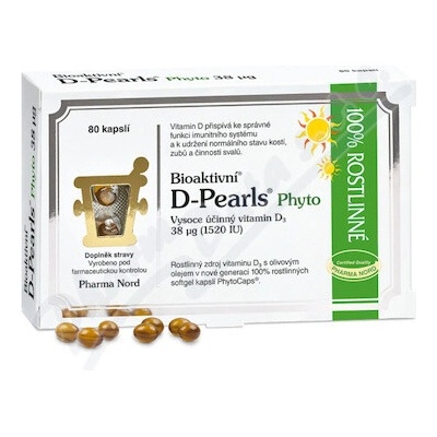 Pharma Nord Bioaktivní D-Pearls Phyto 38mcg 80 kapsúl
