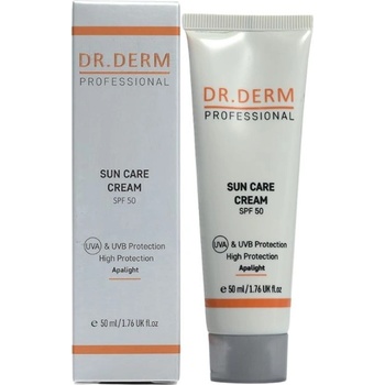 Dr. Derm Слънцезащитен крем за лице, SPF50, 50 ml