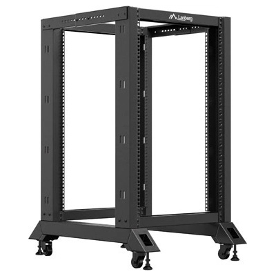 Lanberg open rack 19" 18U 600x800 black (OR01-6818-B)