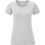 Fruit of the Loom lady-fit iconic 150 t / Дамска тениска с къс ръкав - светлосив меланж xs (16143261000)