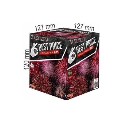 Kompaktný ohňostroj Best Price Firefox 25 ran 20 mm