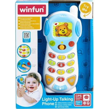 WinFun Интерактивна играчка WinFun - Телефон, със звук и светлини (Win000619)