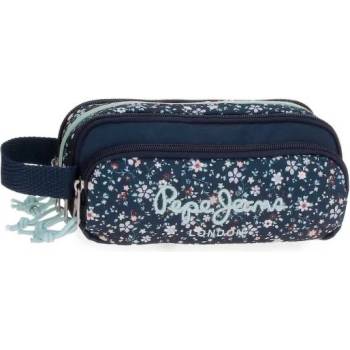 Pepe Jeans Овален несесер Pepe Jeans Alenka - 5 ципа, с дръжка (6714521)