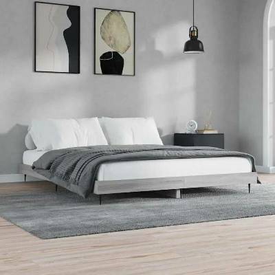 Nábytek XL 832251 Rám postele šedý sonoma kompozitní dřevo