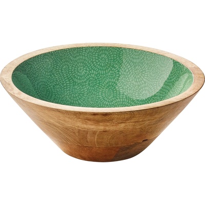 Zassenhaus BRUSH GREEN Mísa na potraviny mangové dřevo 20 x 8 cm