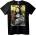 NOONEBRAND Тениска Графити Мона Лиза - M, Black