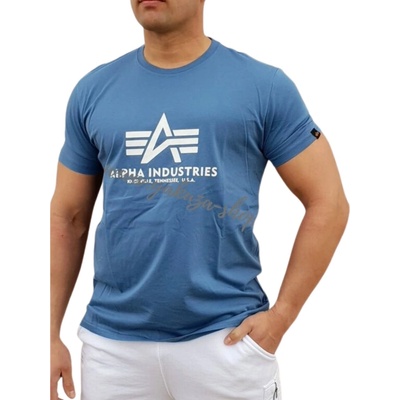 Alpha Industries Basic T-Shirt Airforce blue