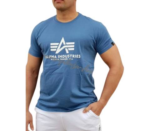 Alpha Industries Basic T-Shirt Airforce blue