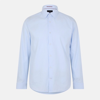 Ted Baker Hart Blue Diamond Dot Slim Shirt - Blue