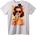 NOONEBRAND Тениска с ретро pin-up сладолед - XS, Black