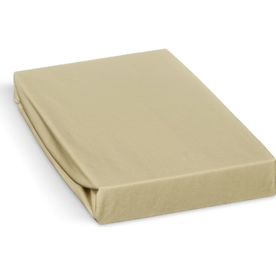 Polášek jersey prostěradlo krémové 90x220