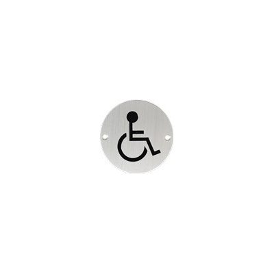 EUROLATON Nerezový PIKTOGRAM invalida 8109 označení WC