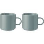 Stelton Чашка за кафе 200 мл, комплект от 2 бр. , прашно зелено, керамика, Stelton (SN11422)