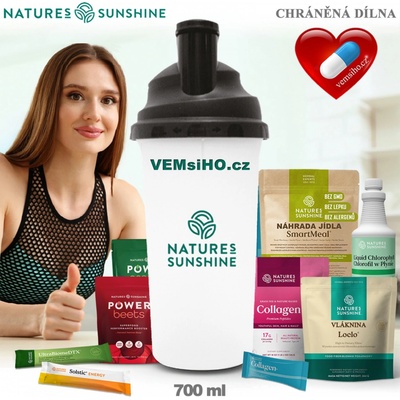 Nature’s Sunshine Shaker s logom | čierny AKCIA: 💰 - 40 % ZĽAVA 700 ml Nature’s Sunshine® USA - Natures Sunshine ❤️