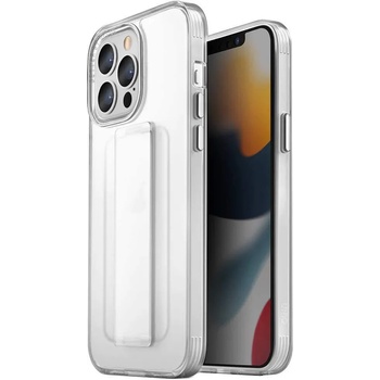 Image 1 of Uniq Heldro Case - хибриден удароустойчив кейс с лента за ръка за iPhone 13 Pro (прозрачен)