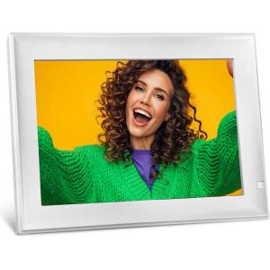 Xmart Дигитална фоторамка Xmart DF1026M, 10.1″ IPS, за снимки и видео, USB/SD, черна/бяла - Бял (DF1026M) Цифрови фоторамки