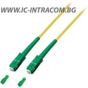 Conneu SC-APC-SC-APC симплексна пач корда, сингълмод OS2, 2 мм. , жълта, Conneu (7.0 м) (CNFJ-SCASCAOS2SYE2mm-7)