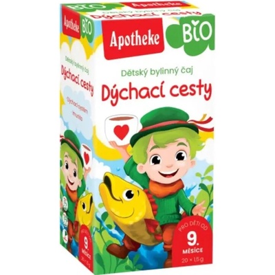 Apotheke BIO na podporu zdravia dýchacích ciest 20 x 1,5 g